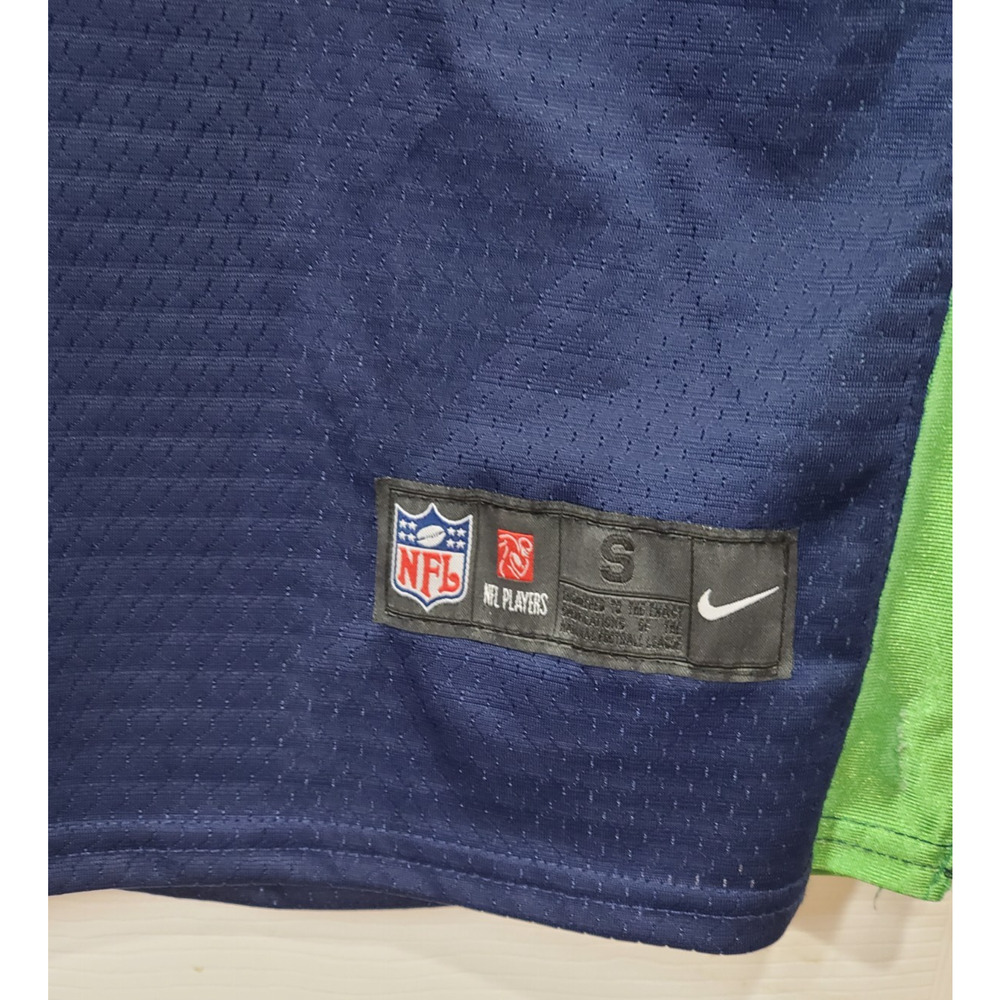 Nike Russell Wilson #3 Seattle Seahawks NFL Jersey Youth XL Blue Green Sewn - Picture 3 of 10